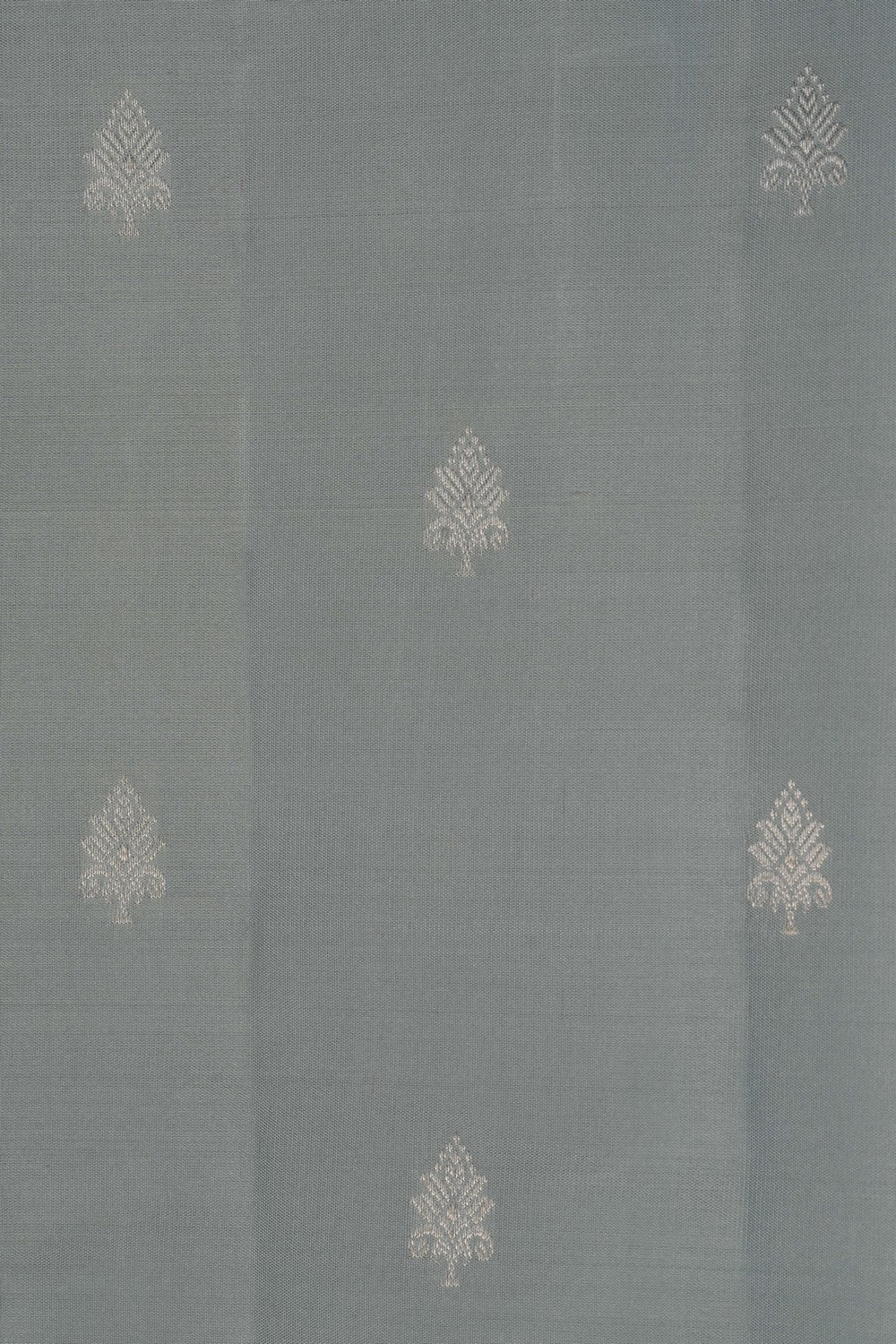 Image of South Silk Pastel Grey Saree